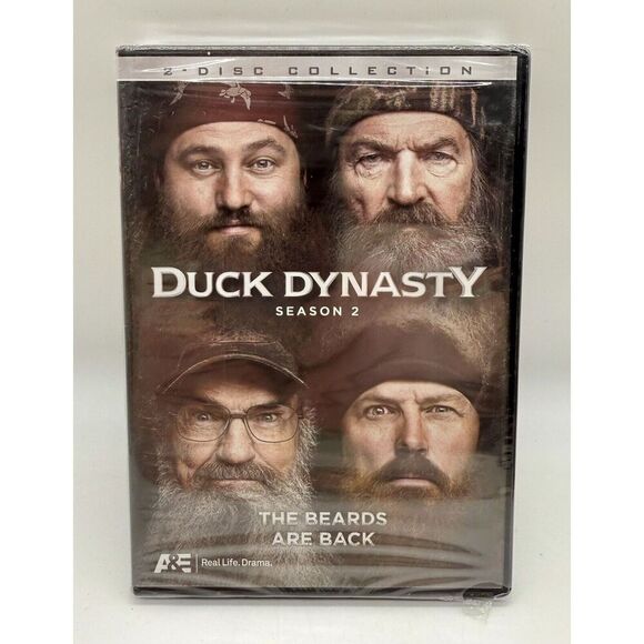 Duck Dynasty Season 2 The Beards Are Back 2 Disc Collection New Factory Sealed‎ - Picture 1 of 2